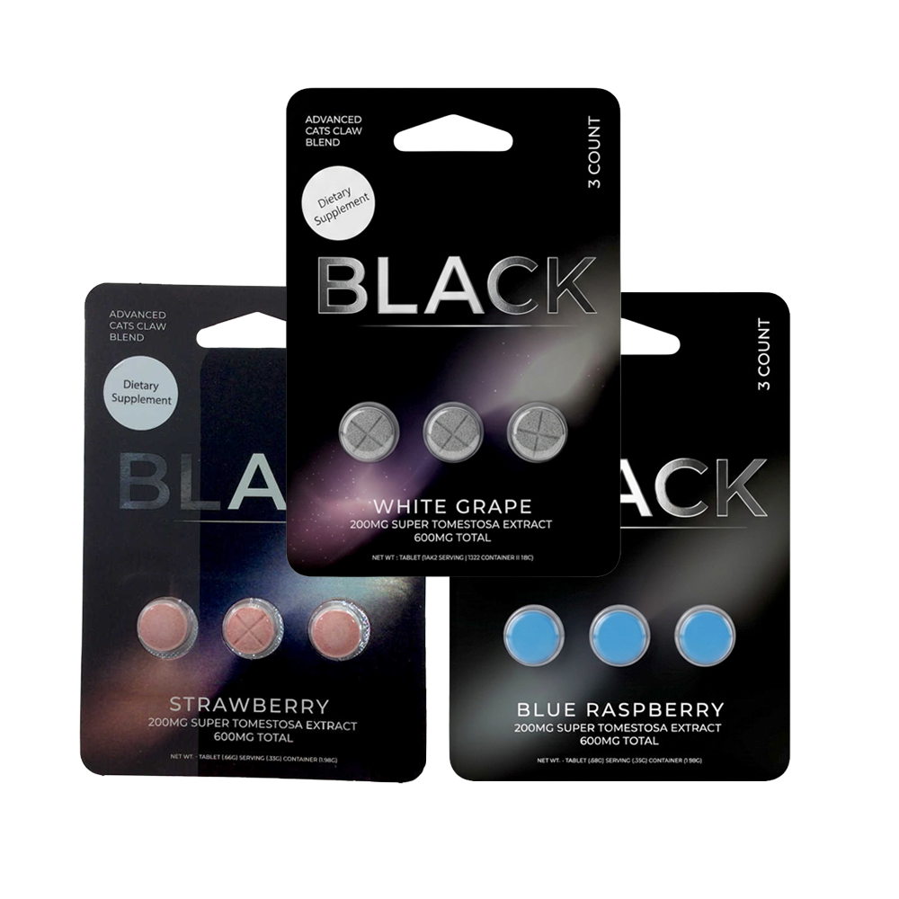 Black Product Shots Black Advanced Cats Claw / Super Tomestosa Extract Blend